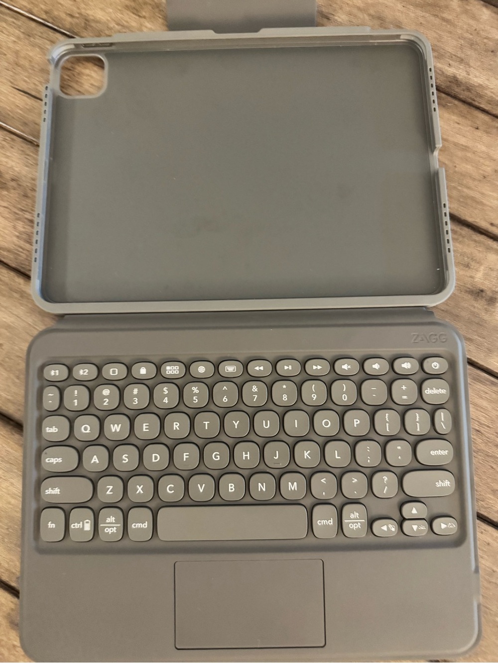 ZAGG Bluetooth Keyboard Case for Tablet — Gray